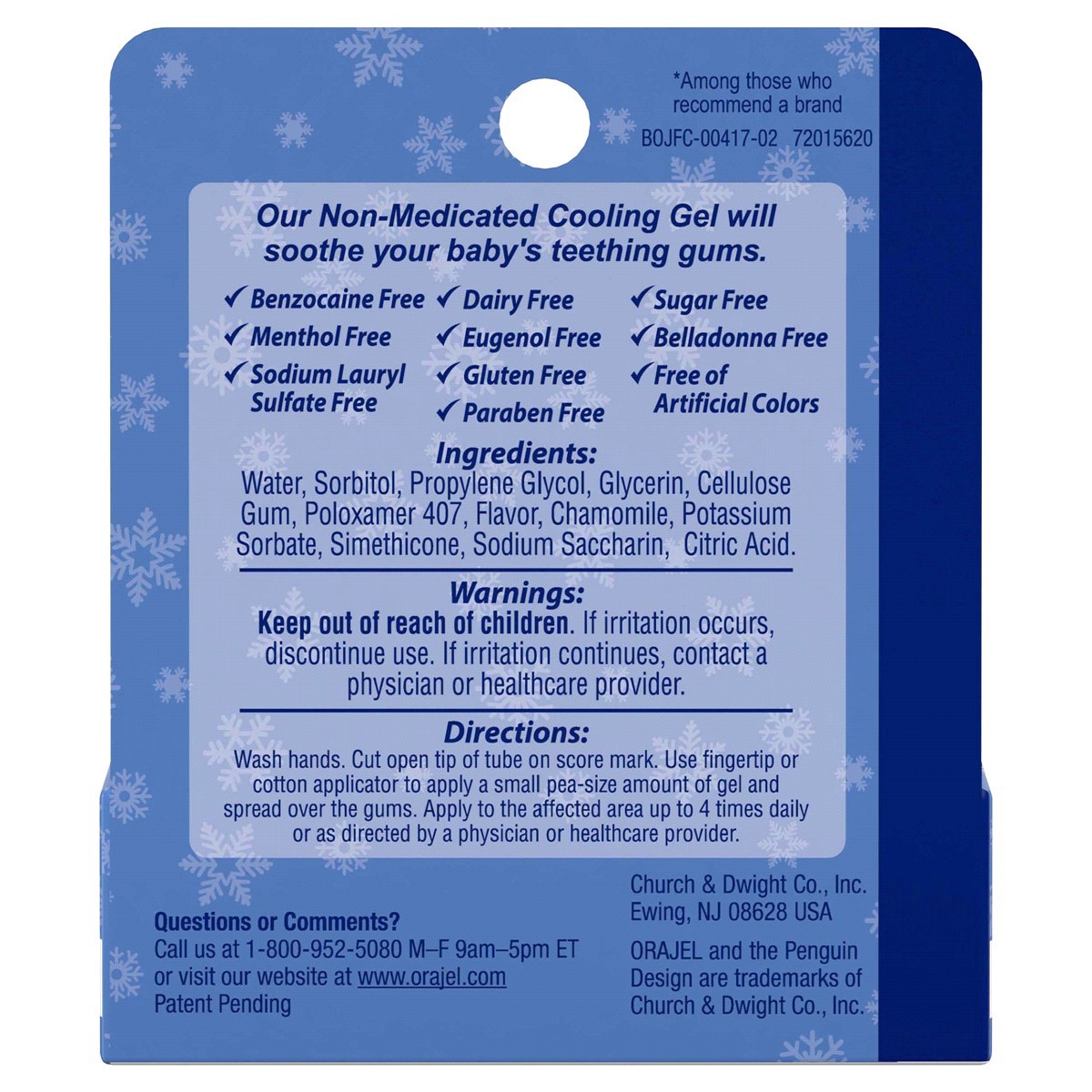 slide 6 of 25, Orajel Baby Nonmedicated Nighttime C, 0.18 oz