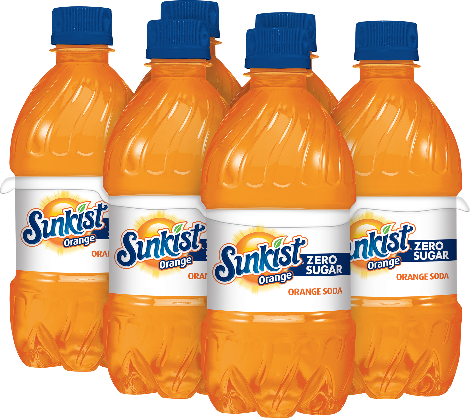 slide 3 of 4, Sunkist Diet Sunkist Orange Soda, 6 ct; 16 fl oz