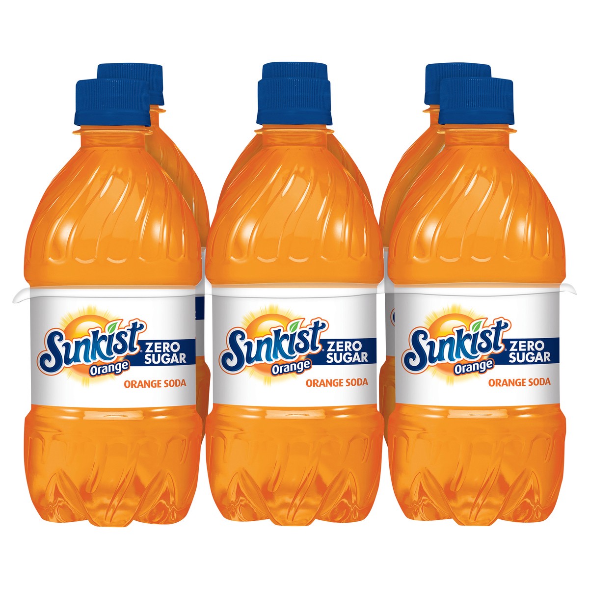 slide 1 of 4, Sunkist Diet Sunkist Orange Soda, 6 ct; 16 fl oz