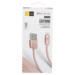 Case Logic iPhone Lightning Cable Fabric Rose Gold