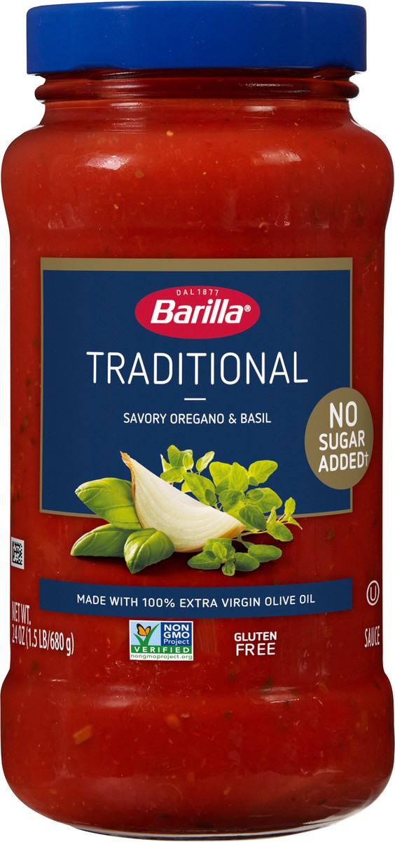 slide 6 of 9, Barilla Traditional Pasta Sauce, 24 oz