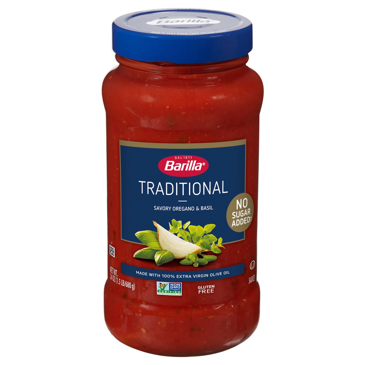 slide 1 of 9, Barilla Traditional Pasta Sauce, 24 oz