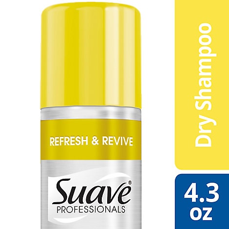 slide 1 of 1, Suave Professionals Dry Shampoo Refresh & Revive, 4.3 oz