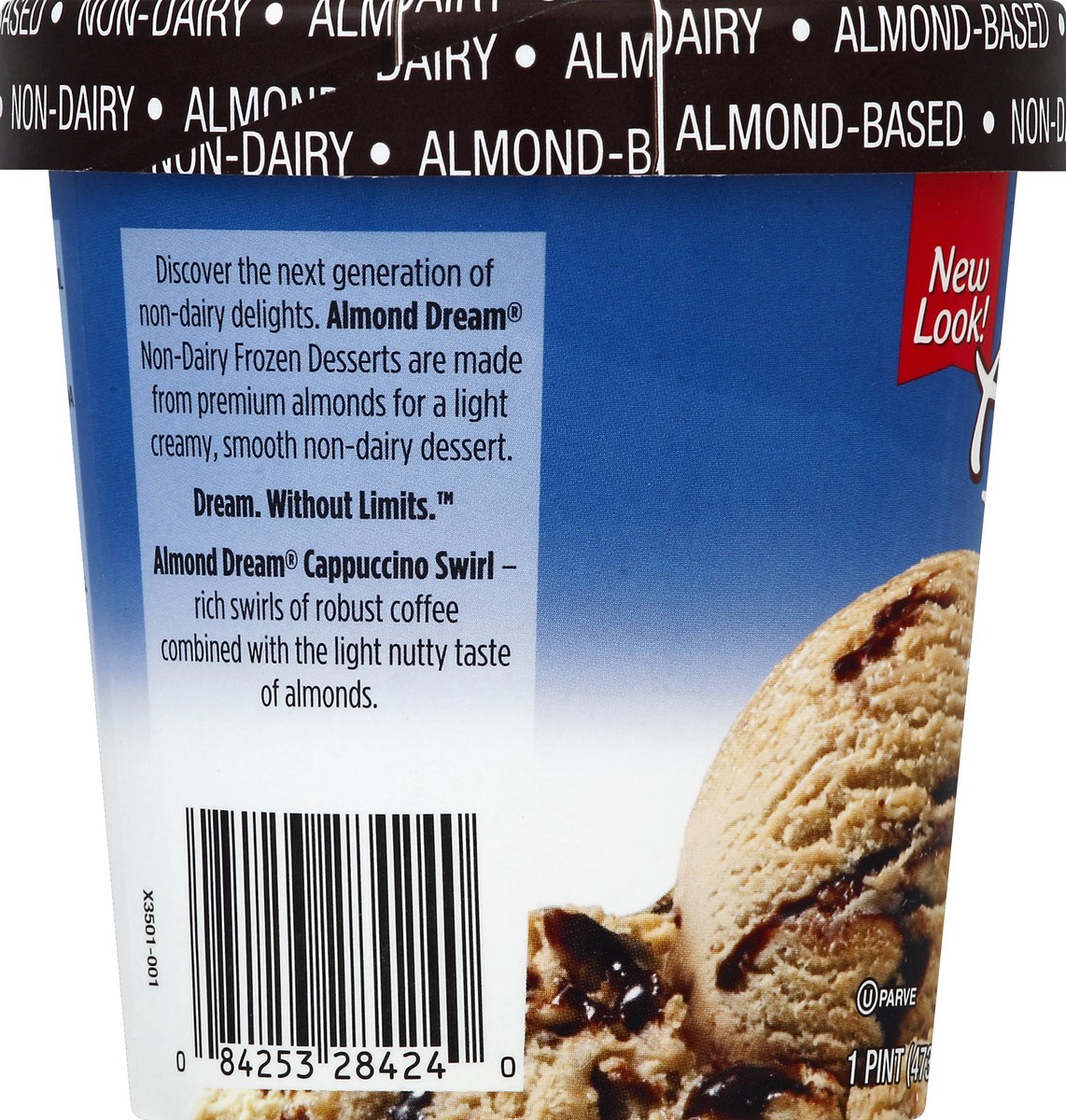 slide 3 of 6, Almond Dream Frozen Dessert 1 pt, 16 oz