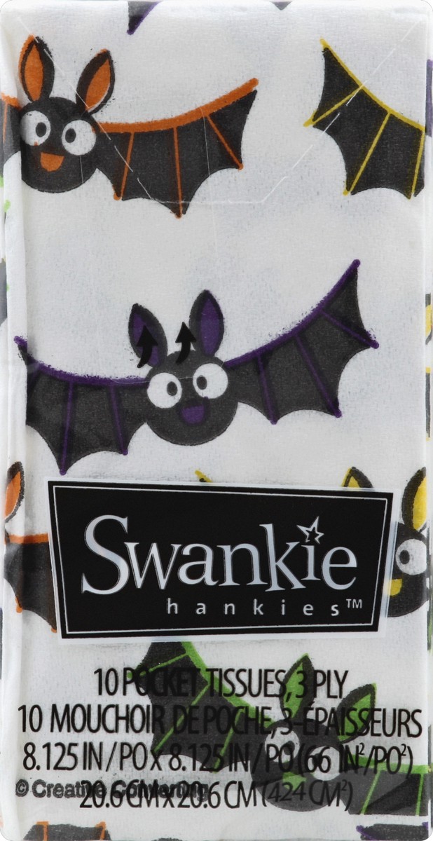 slide 4 of 4, Creative Converting Halloween Bats Swankies, 10 ct