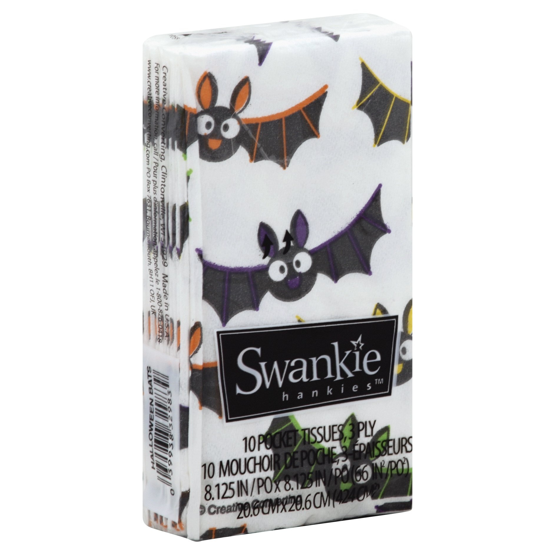 slide 1 of 1, Creative Converting Halloween Bats Swankies, 10 ct
