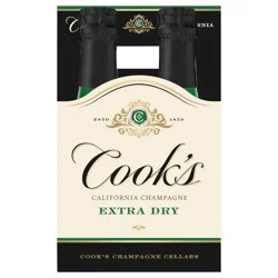 Cook's Extra Dry, Sparkling Wine, 187 mL
