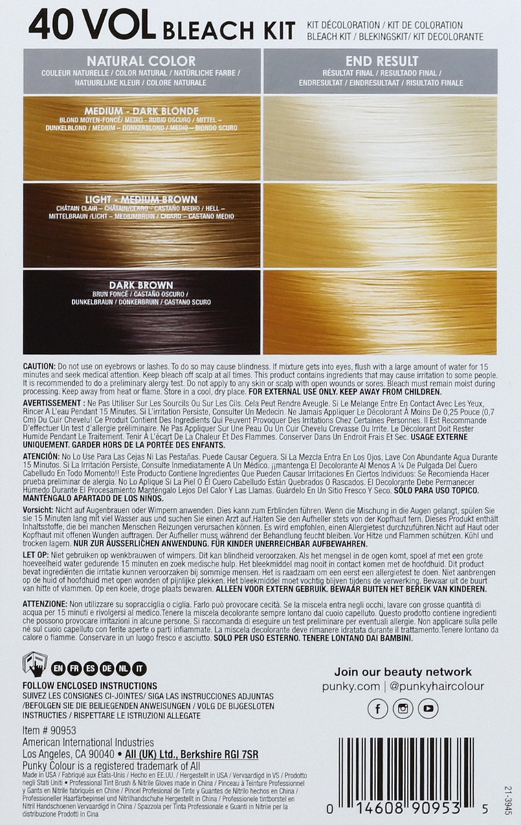 slide 3 of 6, Punky Colour Bleach Kit 1 ea, 1 ct