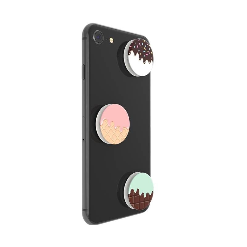 slide 1 of 6, PopSockets Popmini Cell Phone Grip & Stand - Drippy Ice Creams, 1 ct