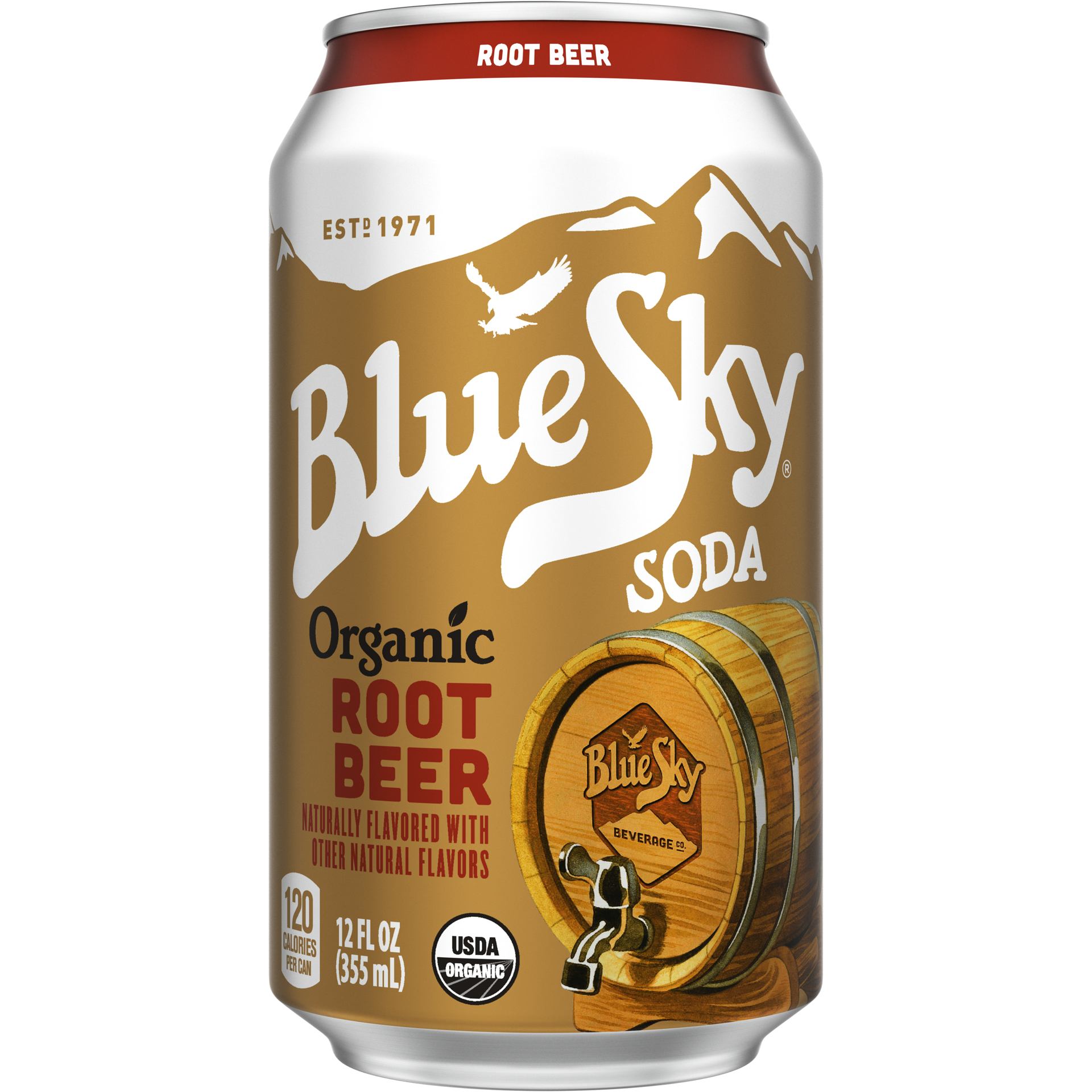 slide 1 of 6, Blue Sky Organic Root Beer 12 oz, 12 oz