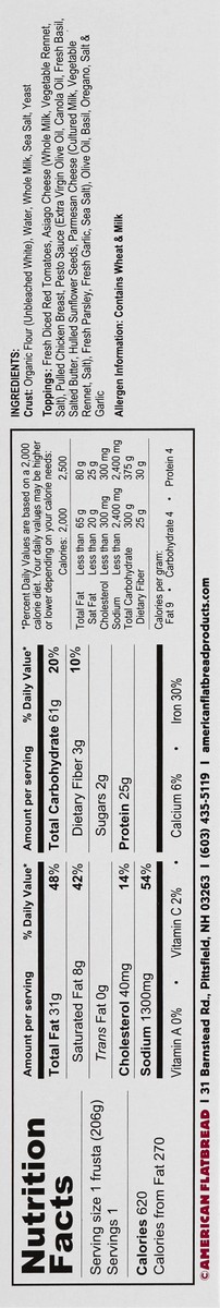slide 3 of 13, American Flatbread Frustas Savory Chicken & Pesto Flatbread 7.2 oz, 7.2 oz