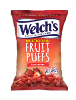 slide 1 of 1, Welch's Strawberry Multigrain Fruit Puffs, 6 oz