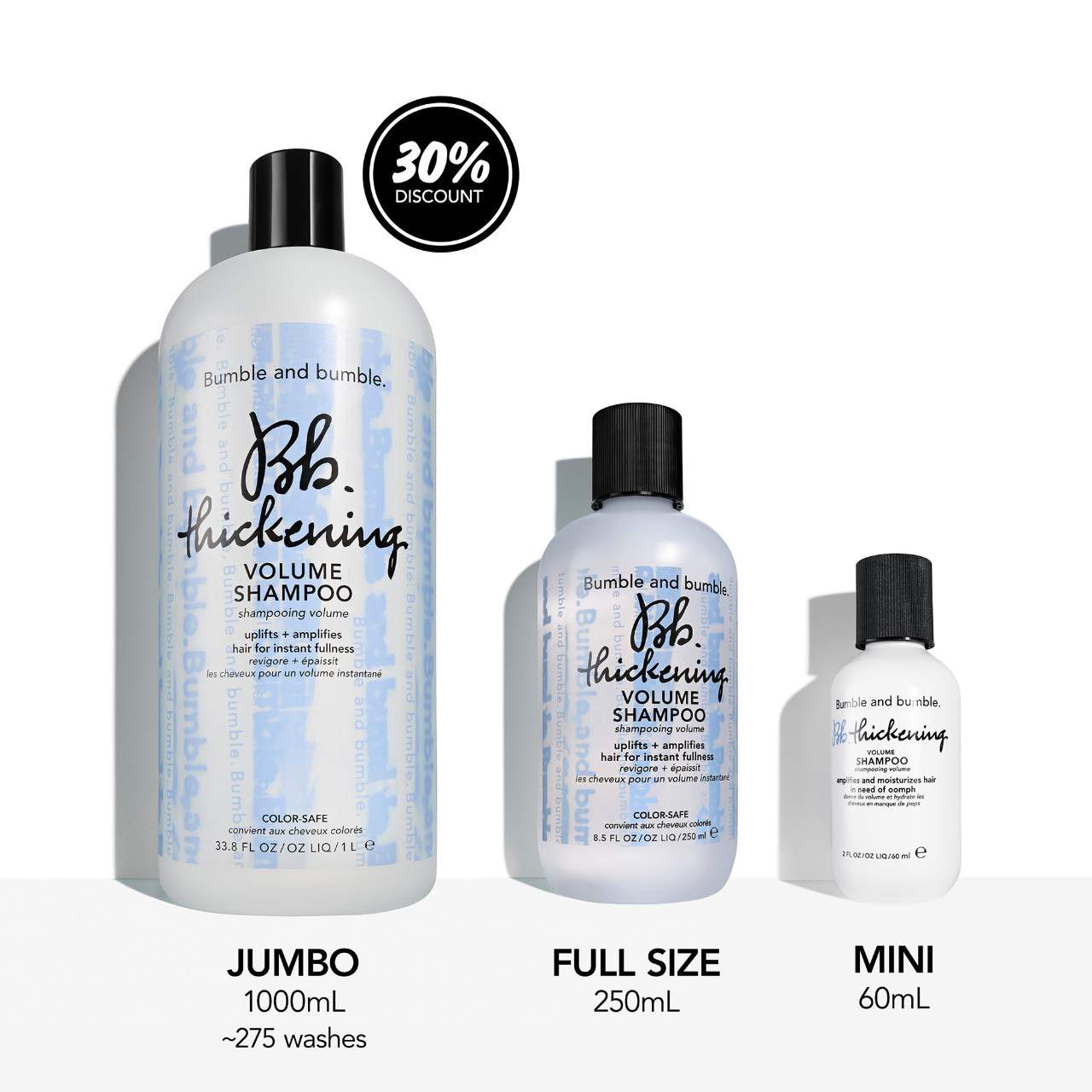 slide 9 of 9, Bumble and bumble Thickening Volume Shampoo 8 oz/ 236 mL, 