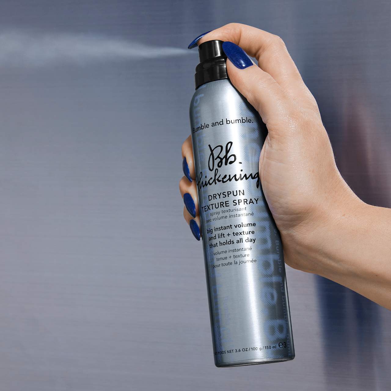 slide 4 of 8, Bumble and bumble Thickening Dryspun Volume Texture Spray, 