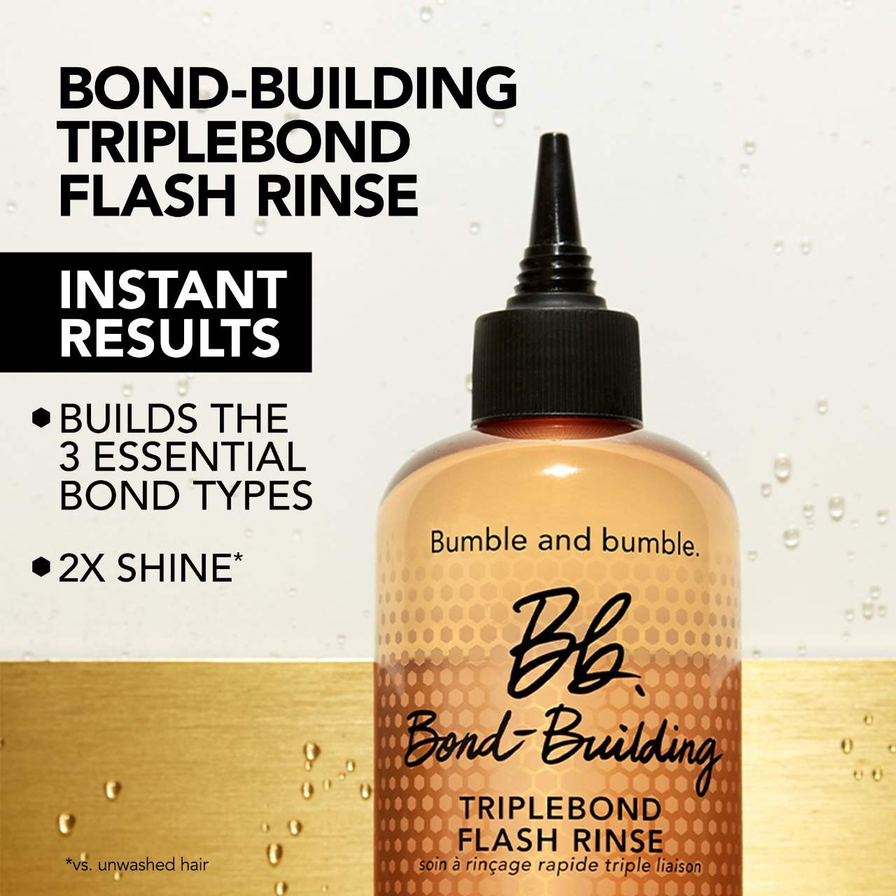 slide 6 of 10, Bumble and bumble Mini Bond-Building TripleBond Flash Rinse for Damaged Hair 1.8 oz/250 mL,