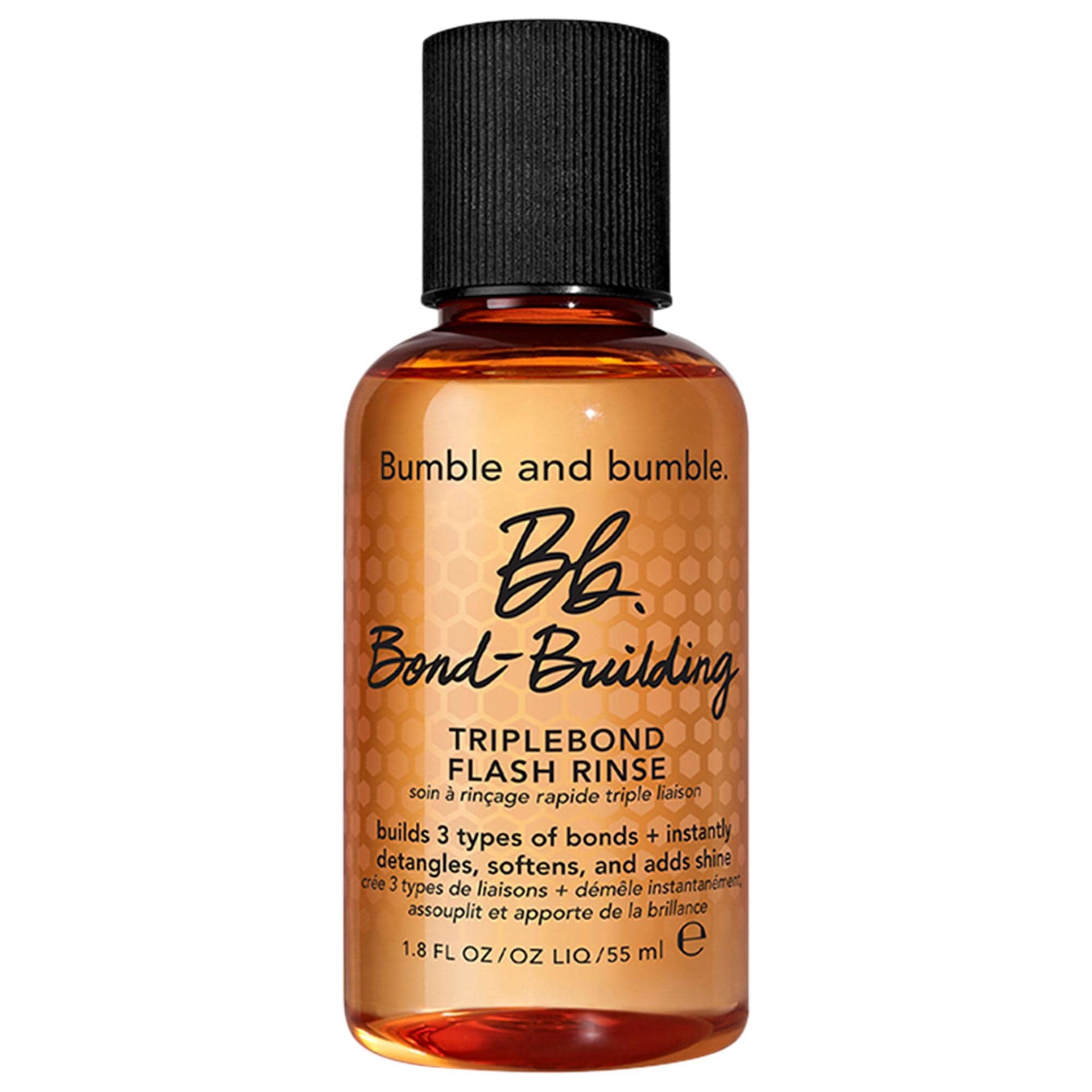 slide 1 of 10, Bumble and bumble Mini Bond-Building TripleBond Flash Rinse for Damaged Hair 1.8 oz/250 mL,