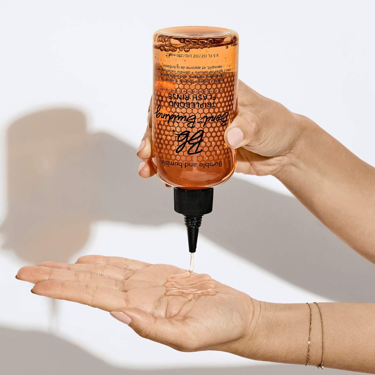 slide 10 of 10, Bumble and bumble Mini Bond-Building TripleBond Flash Rinse for Damaged Hair 1.8 oz/250 mL,