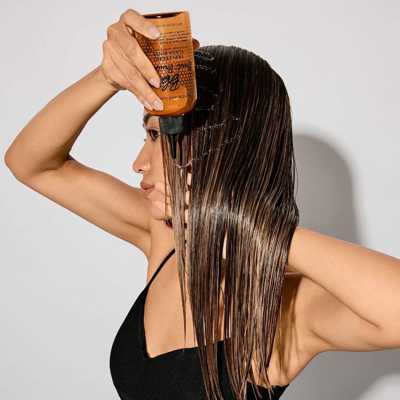 slide 5 of 10, Bumble and bumble Bond-Building TripleBond Flash Rinse for Damaged Hair 8.5 oz / 250 mL,