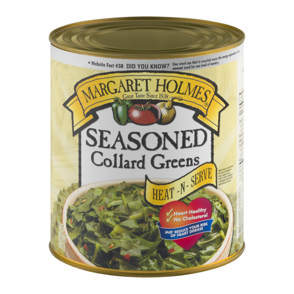 slide 1 of 1, Margaret Holmes Seasoned Collard Greens, 98 oz