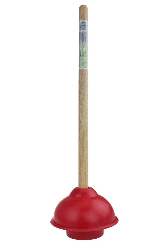 slide 1 of 1, Butler Wooden Handle Plunger, 1 ct