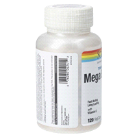 slide 2 of 13, Solaray Mega B-Stress Capsules, 120 ct