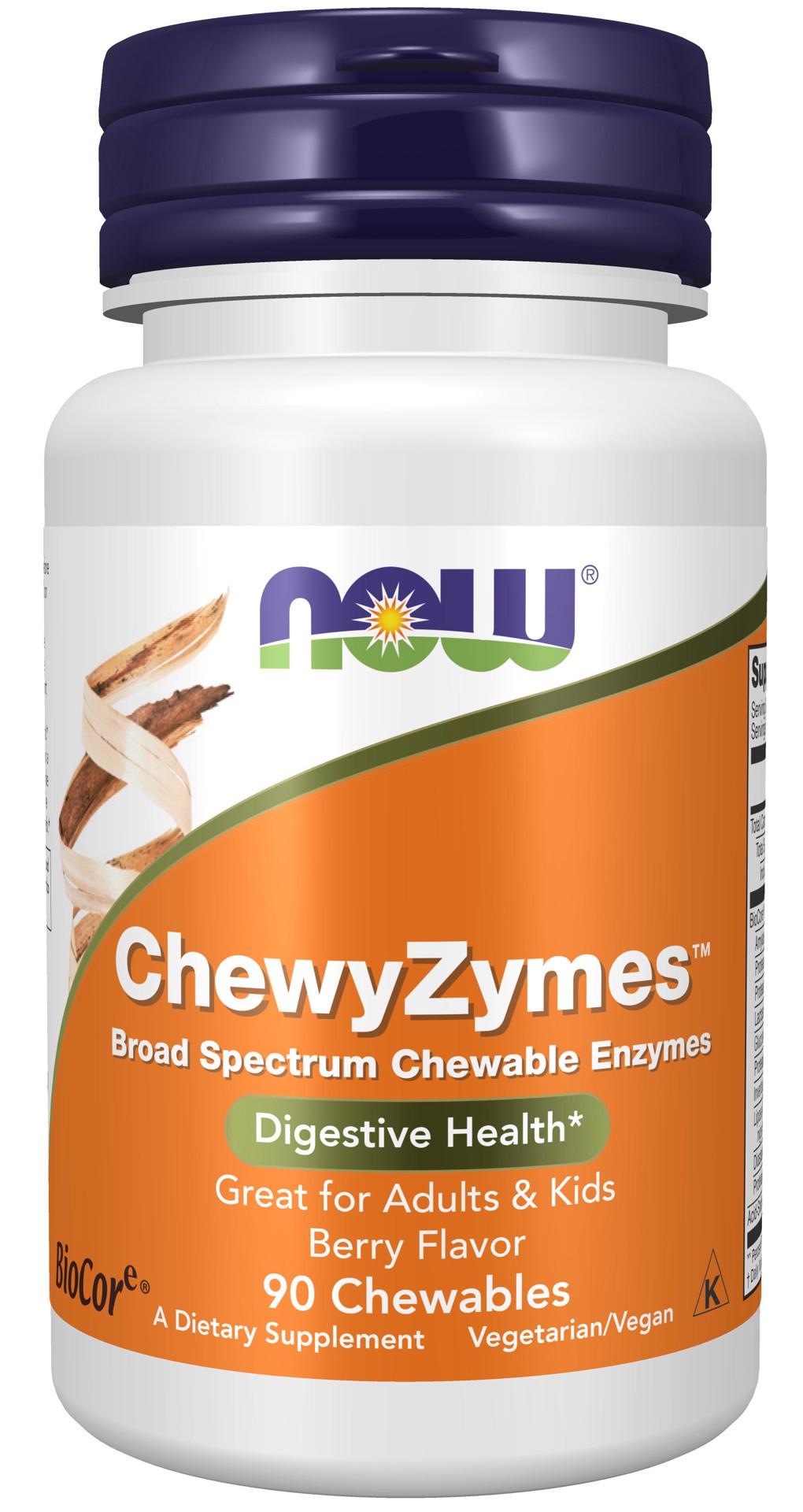 slide 1 of 4, NOW ChewyZymes - 90 Chewables, 90 ct