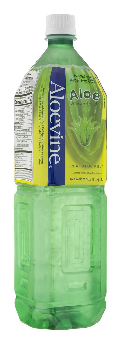 slide 4 of 11, Aloevine Refreshing Aloe Aloe Vera Drink 50.7 fl oz, 50.7 fl oz