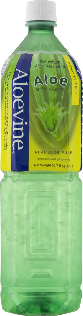 slide 10 of 11, Aloevine Refreshing Aloe Aloe Vera Drink 50.7 fl oz, 50.7 fl oz