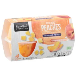 Essential Everyday Diced Peaches
