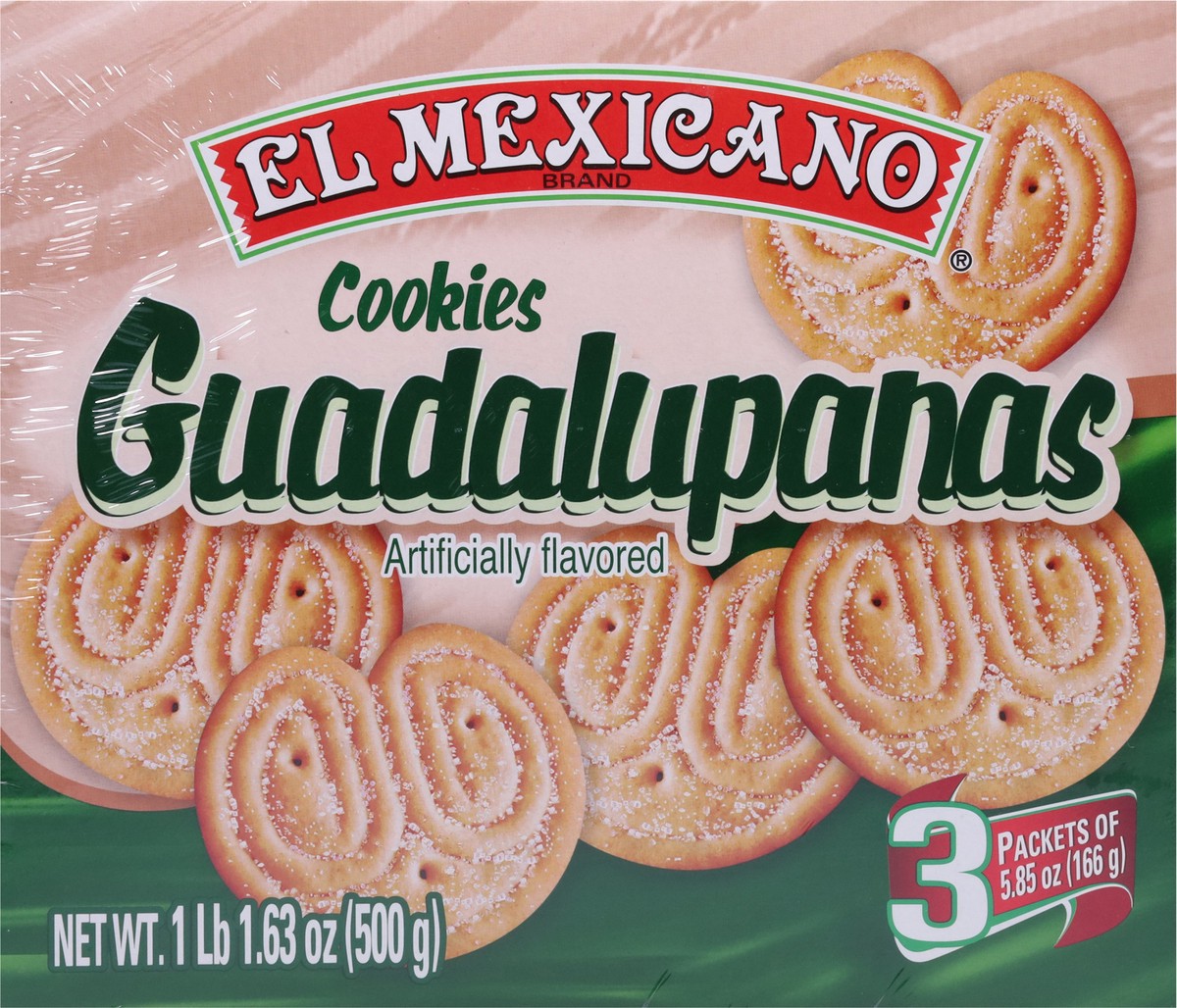 slide 7 of 13, El Mexicano Guadalupanas Cookies 3 - 5.85 oz Packets, 17.63 oz