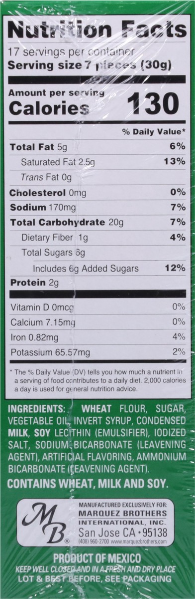slide 5 of 13, El Mexicano Guadalupanas Cookies 3 - 5.85 oz Packets, 17.63 oz