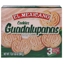 El Mexicano Guadalupanas Cookies - 3 - 5.85 oz Packets