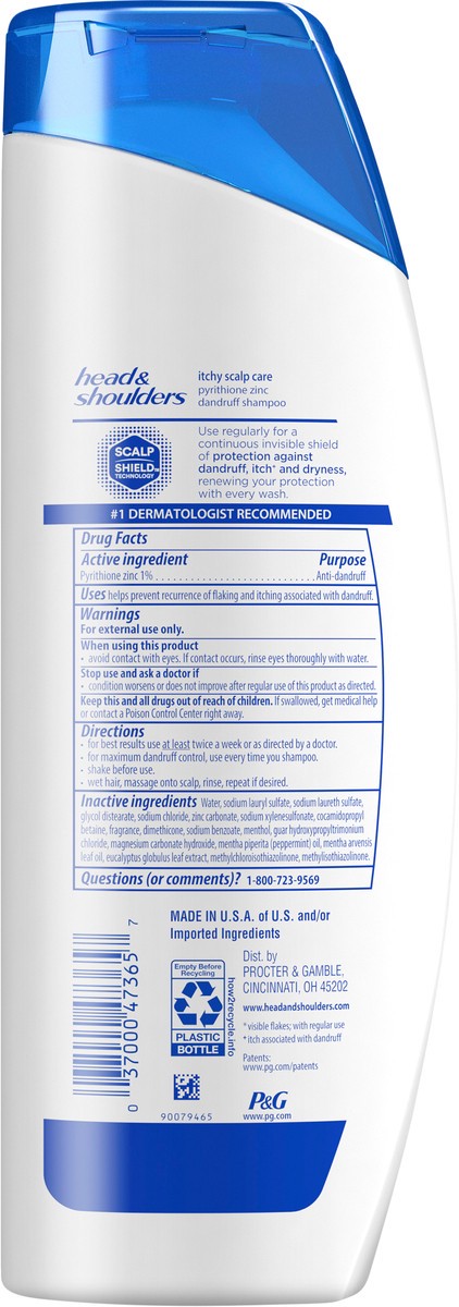 slide 2 of 3, Head & Shoulders Itchy Scalp Care Anti-Dandruff Shampoo, 13.5oz, 13.5 fl oz