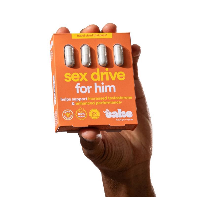 slide 6 of 7, Hello Cake Drive for Him 4 Capsules, 4 ct