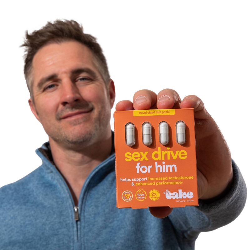 slide 7 of 7, Hello Cake Drive for Him 4 Capsules, 4 ct