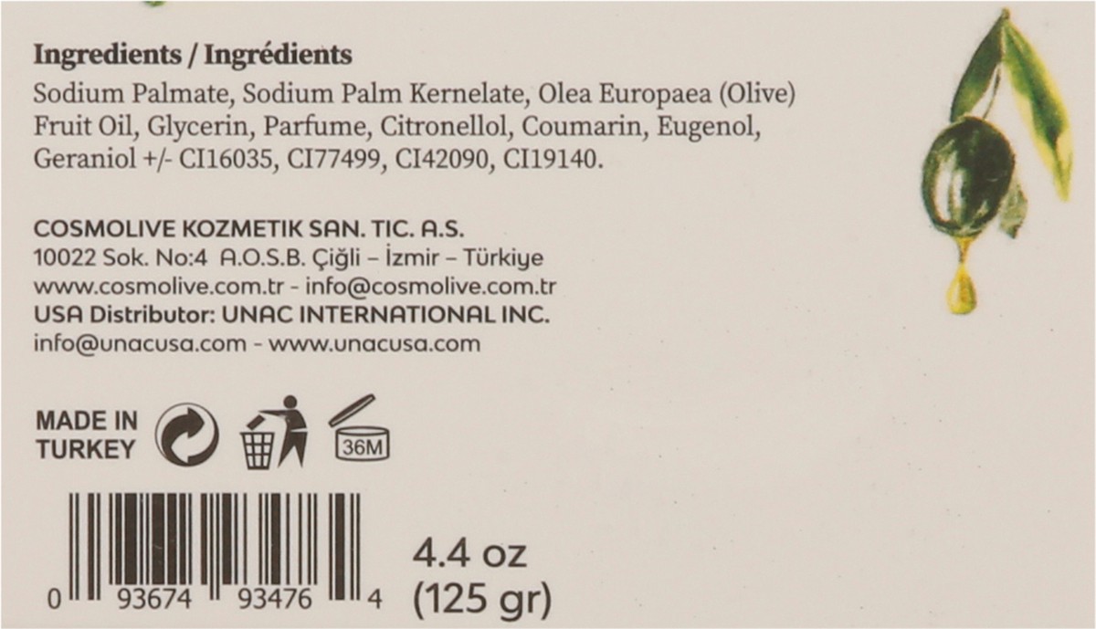 slide 8 of 9, Cosmolive Olive Oil Natural Soap 4.4 oz, 1 ct