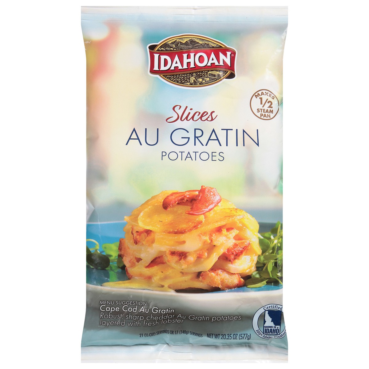 slide 1 of 9, Idahoan Au Gratin Potatoes 20.35 oz, 20.35 oz