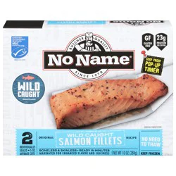 No Name Wild Caught Salmon Fillets 2 ea