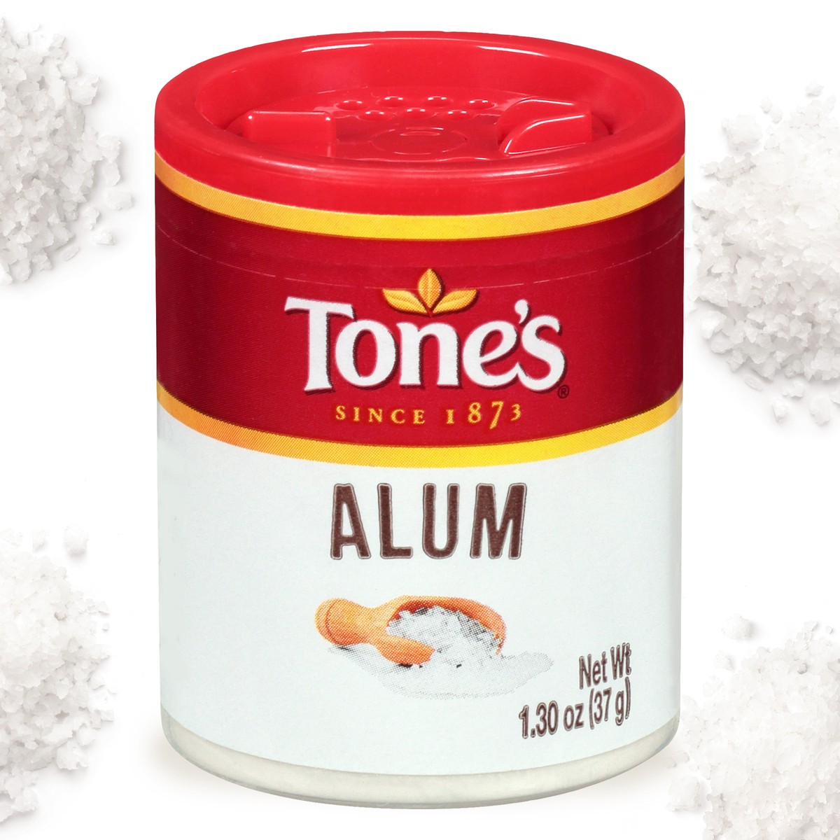 slide 1 of 3, Tone's Alum, 1.3 oz