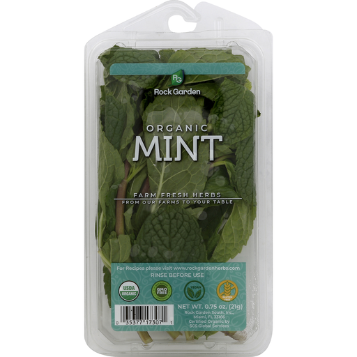 slide 1 of 1, Rock Garden Organic Mint, 0.75 oz