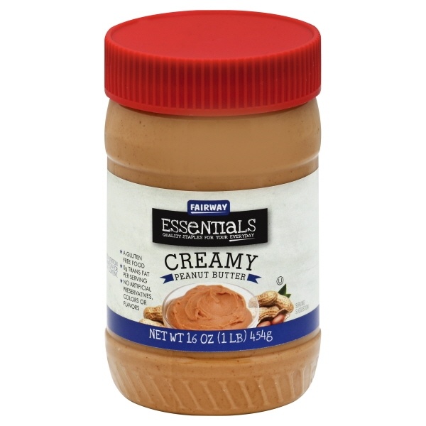 slide 1 of 1, Fairway Essn Peanut Butter Creamy, 16 oz