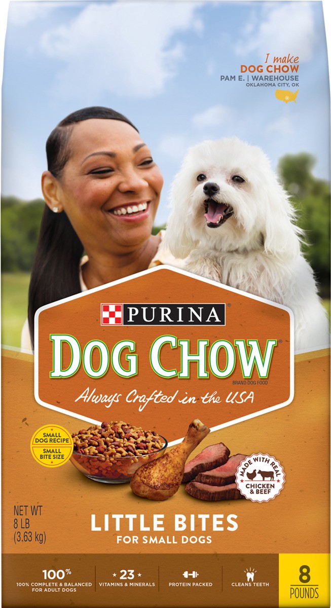 slide 6 of 6, Dog Chow Purina Dog Chow Small Dof Dry Food With Real Chicken, 8 lb