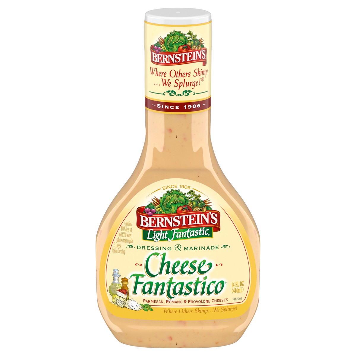 slide 1 of 10, Bernstein's BERNSTEINS Light Cheese Fantastico Salad Dressing And Marinade, 14 fl. oz., 14 fl oz