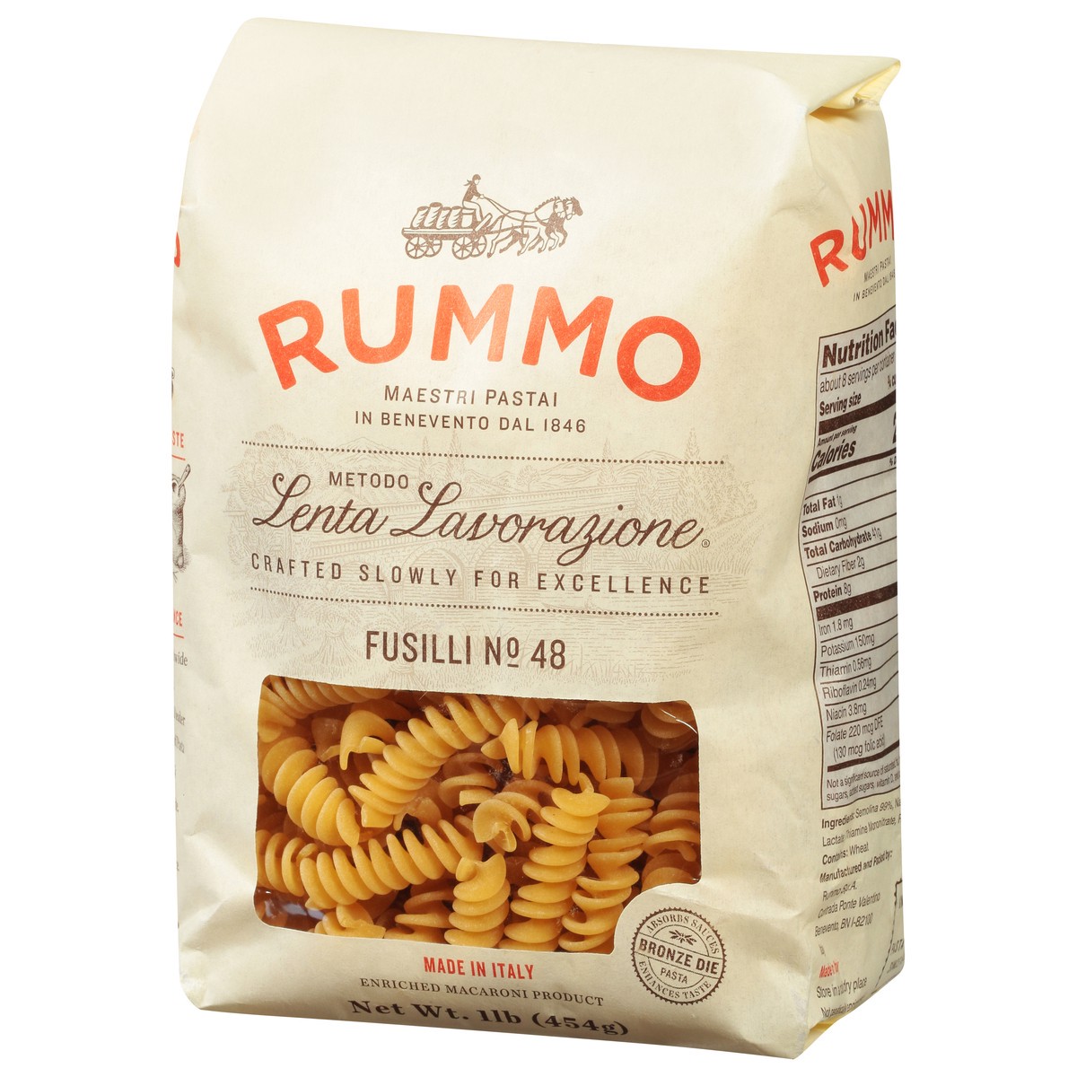 slide 3 of 9, Rummo Fusilli Pasta, 1 lb