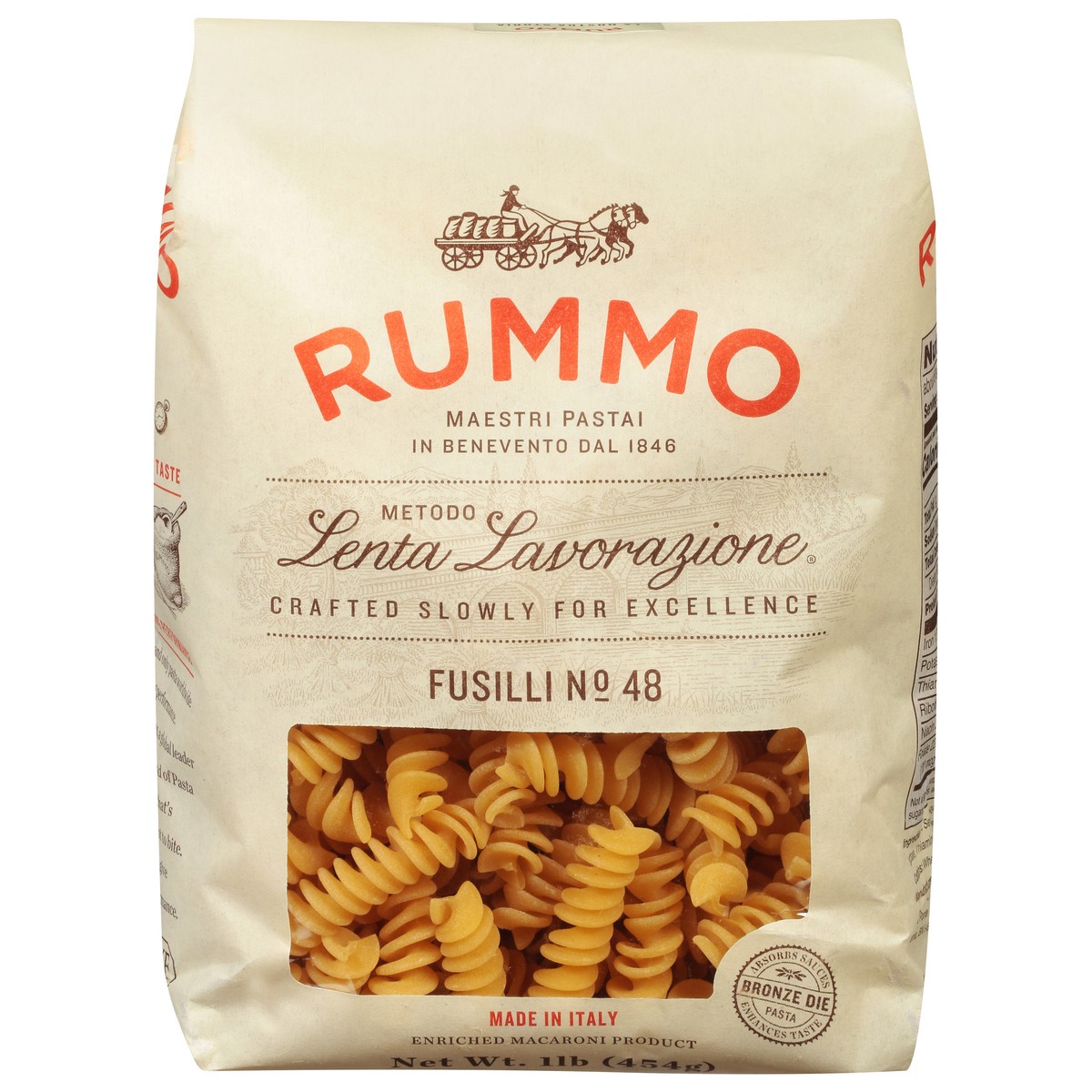 slide 1 of 9, Rummo Fusilli Pasta, 1 lb