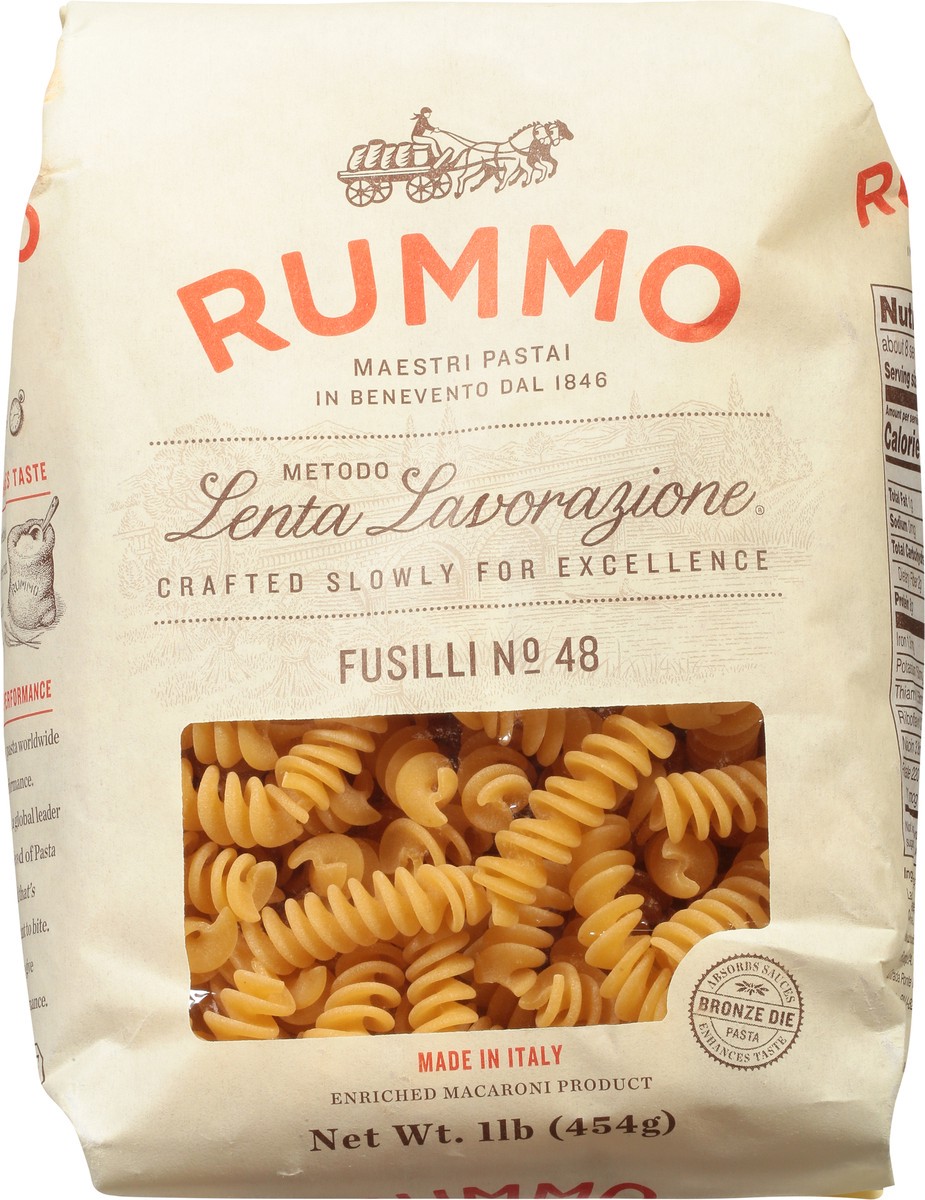 slide 6 of 9, Rummo Fusilli Pasta, 1 lb