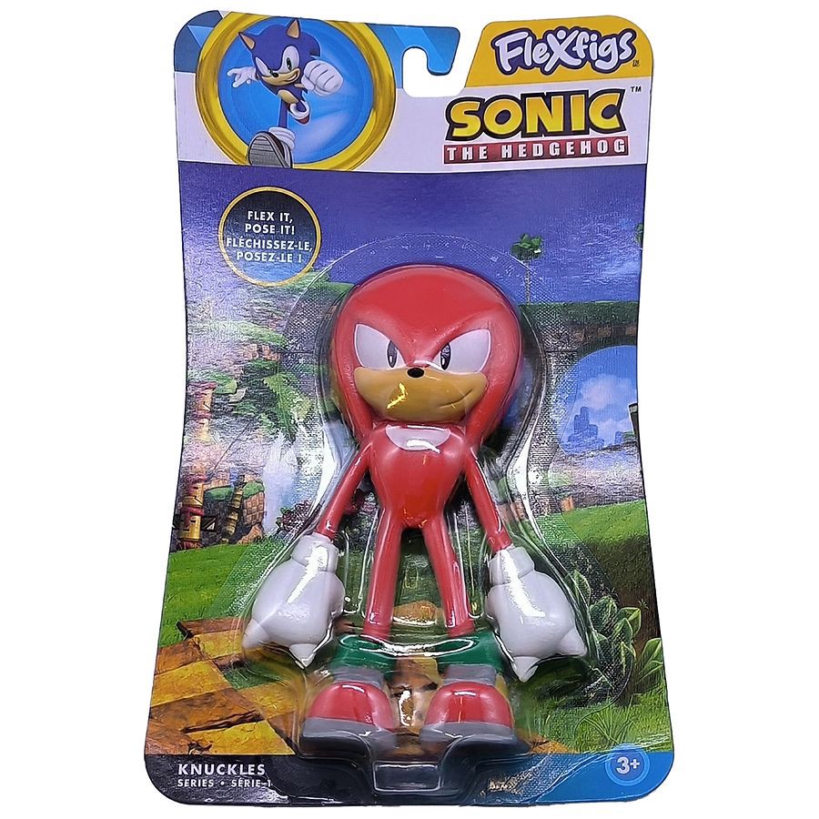 slide 2 of 3, Flexfigs Sonic The Hedgehog Toy Figurines, 1 ct