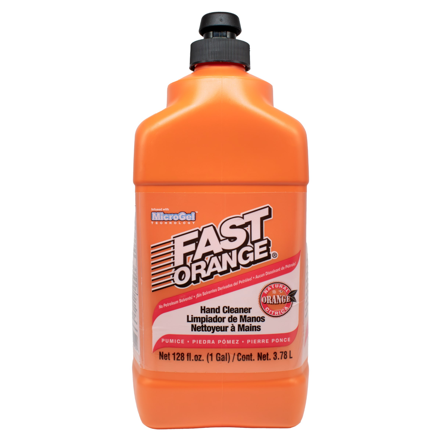 slide 3 of 4, Fast Orange Pumice Natural Orange Citrus Hand Cleaner 128 fl oz, 128 fl oz