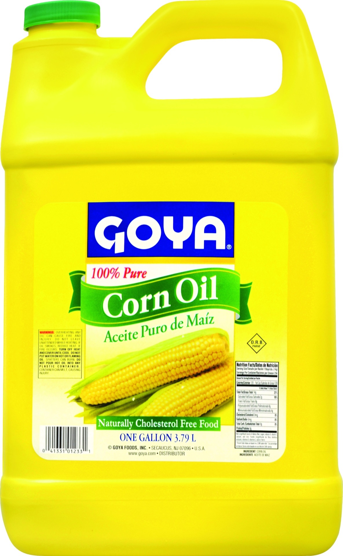 slide 1 of 1, Goya 100% Pure Corn Oil, 128 fl oz