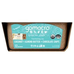 GoMacro Coconut + Almond Butter + Chocolate Chips MacroBar 12ct Tray